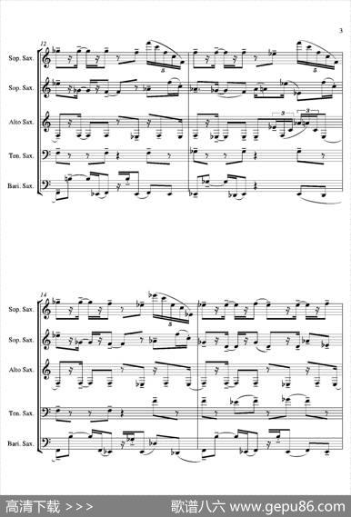 Tango（合奏总谱）