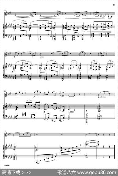 SonatainFMinor（萨克斯+钢琴伴奏）