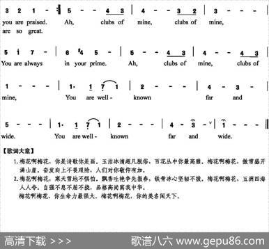 梅花啊梅花（陈颖波词赵陈圣乐曲） - 陈颖波|赵陈圣乐