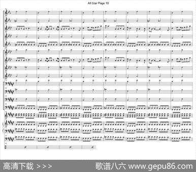 ALLSTAR（爵士乐队总谱）