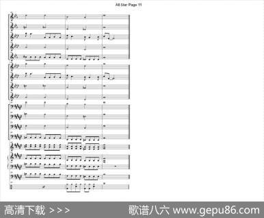 ALLSTAR（爵士乐队总谱）
