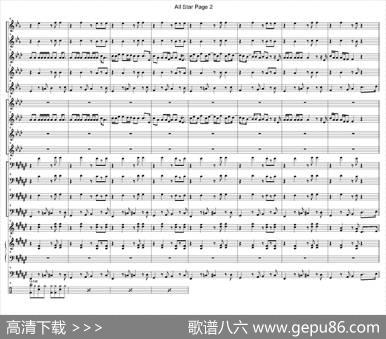 ALLSTAR（爵士乐队总谱）