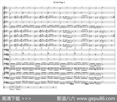 ALLSTAR（爵士乐队总谱）