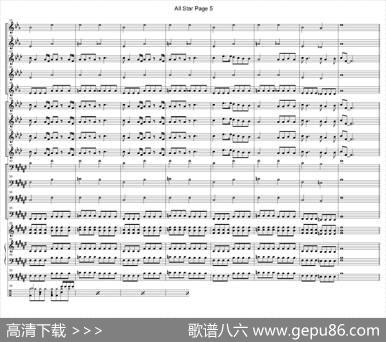 ALLSTAR（爵士乐队总谱）