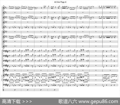 ALLSTAR（爵士乐队总谱）