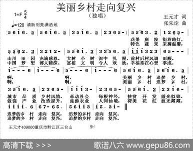 美丽乡村走向复兴 - 王元才|张朱论
