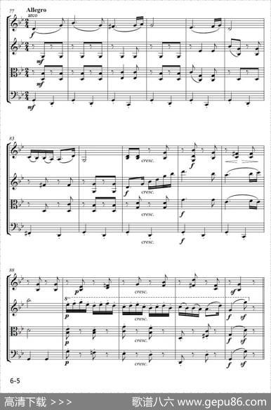 匈牙利舞曲（弦乐四重奏）|勃拉姆斯