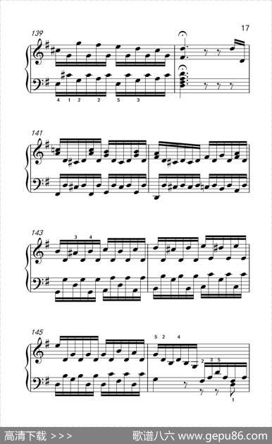 第七级2.G大调变奏曲贝多芬（中央音乐学院钢琴（业余）考级教程7-9级）|[德]贝多芬