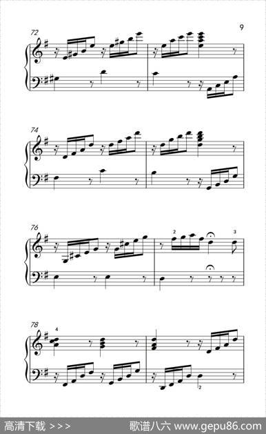 第七级2.G大调变奏曲贝多芬（中央音乐学院钢琴（业余）考级教程7-9级）|[德]贝多芬