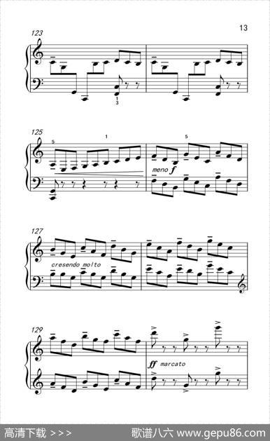 第七级1.回旋曲（中央音乐学院钢琴（业余）考级教程7-9级）|[苏联]卡巴列夫斯基