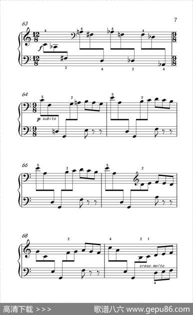 第七级1.回旋曲（中央音乐学院钢琴（业余）考级教程7-9级）|[苏联]卡巴列夫斯基