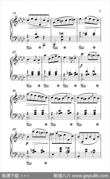 第七级2.圆舞曲Opusposth.70No.2（中央音乐学院钢琴（业余）考级教程7-9级）|[波]肖邦