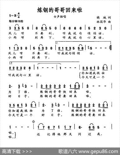 炼钢的哥哥回来啦 - 晓城|林国华