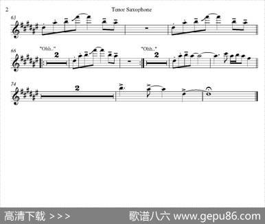 WhoCanItBeNow（次中音萨克斯）