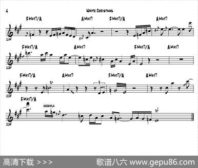 WhiteChristmas（中音萨克斯）