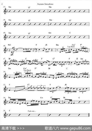 WhenAManLovesAWoman（高音萨克斯）