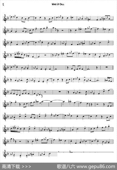 WakeUpCall（次中音萨克斯）