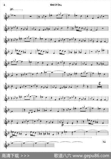WakeUpCall（次中音萨克斯）