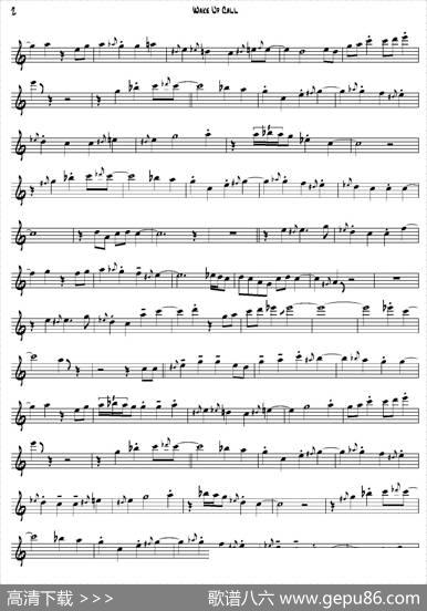 WakeUpCall（中音萨克斯）