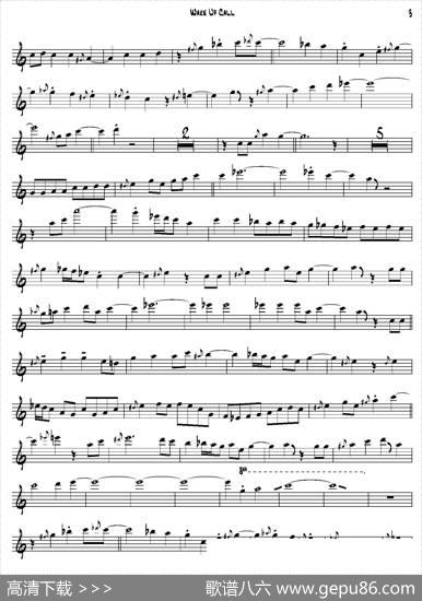 WakeUpCall（中音萨克斯）