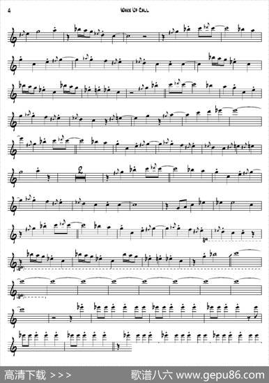 WakeUpCall（中音萨克斯）