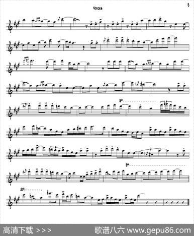 Voices（次中音萨克斯）
