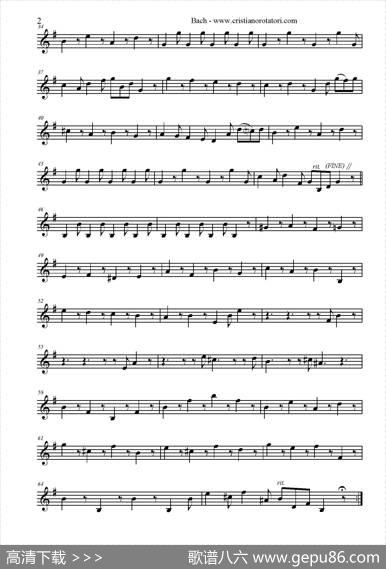 ConcertoBrandeburghese（上低音萨克斯）|J·S·巴赫