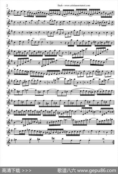 ConcertoBrandeburghese（低音萨克斯）|J·S·巴赫
