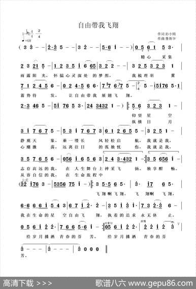 自由带我飞翔 - 孙小娟|鲁新华