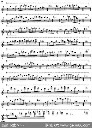 TopTonesForSax（Methode）（萨克斯大小调音阶练习）