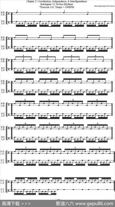 ThomasLang-CreativeCoordination（架子鼓双踩教程P51-75）|ThomasLang（托马斯·朗）
