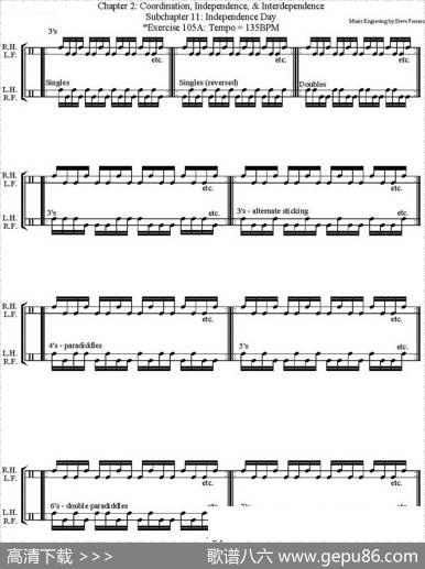 ThomasLang-CreativeCoordination（架子鼓双踩教程P51-75）|ThomasLang（托马斯·朗）