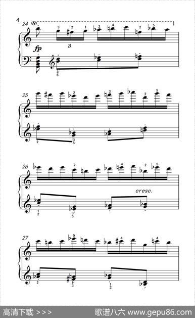 第八级1.练习曲Op.740No.16（中央音乐学院钢琴（业余）考级教程7-9级）|[奥]车尔尼