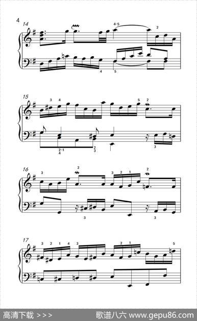 第八级2.阿勒曼德舞曲（中央音乐学院钢琴（业余）考级教程7-9级）|[德]巴赫