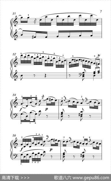 第八级1.C大调奏鸣曲第一乐章K.330（中央音乐学院钢琴（业余）考级教程7-9级）|[奥]莫扎特
