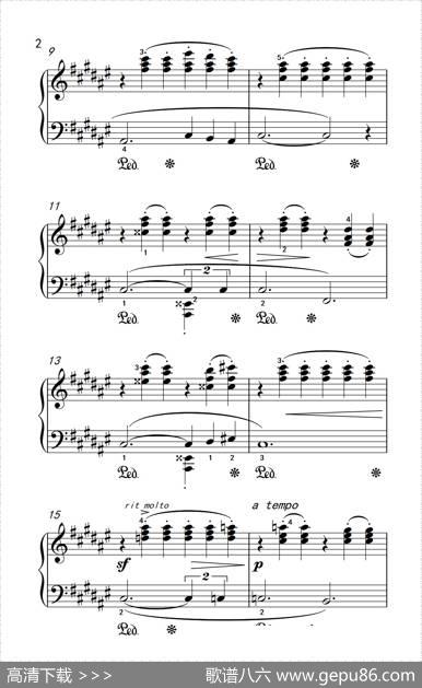 第八级2.春天Op.43No.6（中央音乐学院钢琴（业余）考级教程7-9级）|[挪]格里格