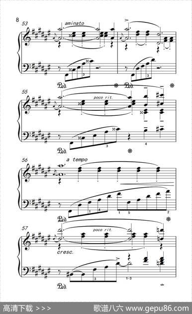 第八级2.春天Op.43No.6（中央音乐学院钢琴（业余）考级教程7-9级）|[挪]格里格