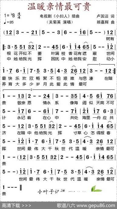 温暖亲情最可贵（电视剧《小妇人》插曲） - 卢国沾|顾嘉辉