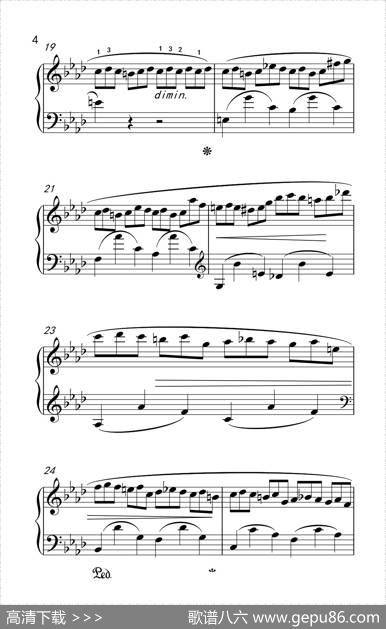 第九级1.练习曲Op.25No.2（中央音乐学院钢琴（业余）考级教程7-9级）|[波]肖邦