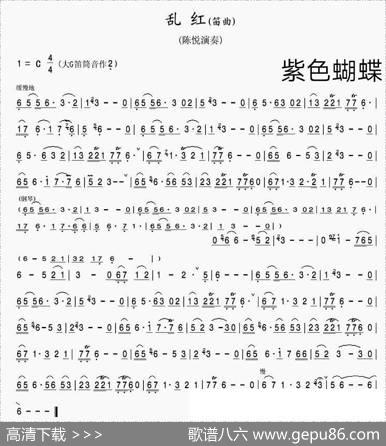 乱红（笛曲）