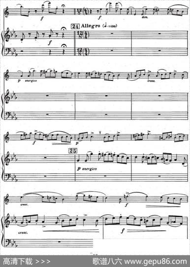 GlazunovOp.109（格拉组诺夫协奏曲Op.109）（萨克斯+钢琴伴奏）|格拉组诺夫