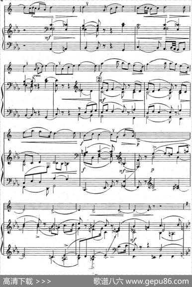 GlazunovOp.109（格拉组诺夫协奏曲Op.109）（萨克斯+钢琴伴奏）|格拉组诺夫