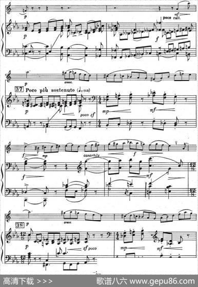 GlazunovOp.109（格拉组诺夫协奏曲Op.109）（萨克斯+钢琴伴奏）|格拉组诺夫