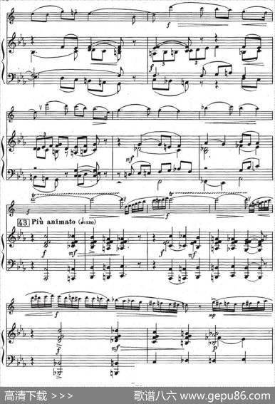 GlazunovOp.109（格拉组诺夫协奏曲Op.109）（萨克斯+钢琴伴奏）|格拉组诺夫