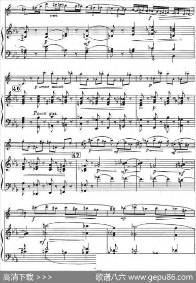 GlazunovOp.109（格拉组诺夫协奏曲Op.109）（萨克斯+钢琴伴奏）|格拉组诺夫