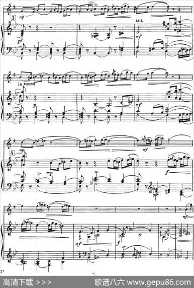 GlazunovOp.109（格拉组诺夫协奏曲Op.109）（萨克斯+钢琴伴奏）|格拉组诺夫