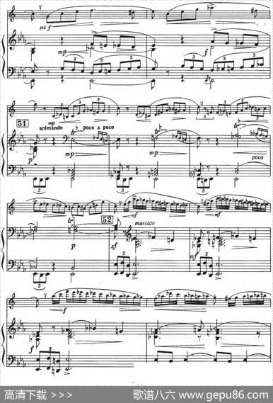 GlazunovOp.109（格拉组诺夫协奏曲Op.109）（萨克斯+钢琴伴奏）|格拉组诺夫