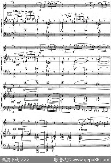 GlazunovOp.109（格拉组诺夫协奏曲Op.109）（萨克斯+钢琴伴奏）|格拉组诺夫