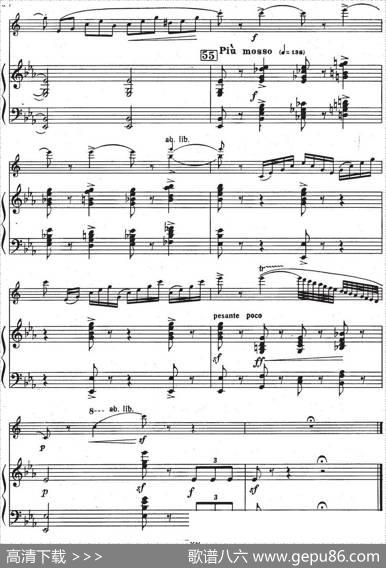 GlazunovOp.109（格拉组诺夫协奏曲Op.109）（萨克斯+钢琴伴奏）|格拉组诺夫
