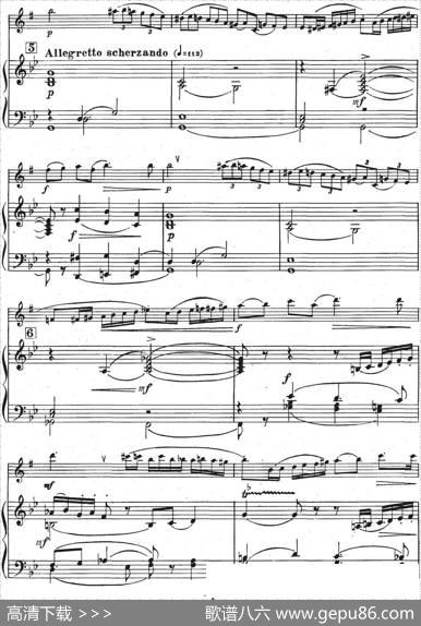 GlazunovOp.109（格拉组诺夫协奏曲Op.109）（萨克斯+钢琴伴奏）|格拉组诺夫